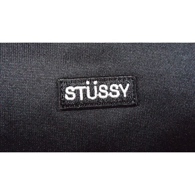 STUSSY(ステューシー)のStussy ステューシー Poly Track Crew 黒 L ジャージ素材 メンズのトップス(スウェット)の商品写真