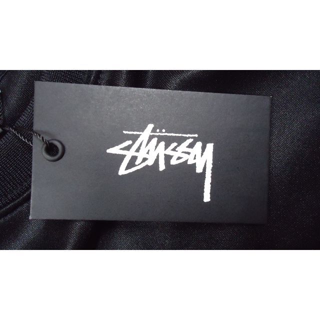 STUSSY(ステューシー)のStussy ステューシー Poly Track Crew 黒 L ジャージ素材 メンズのトップス(スウェット)の商品写真