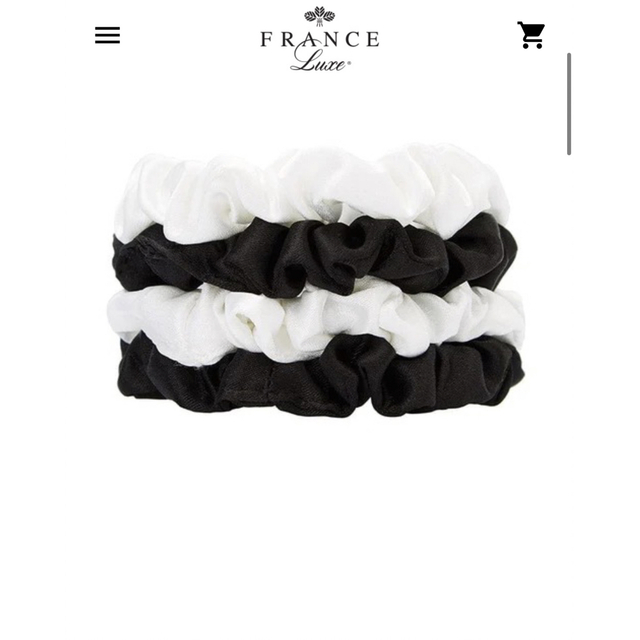 France Luxe(フランスラックス)のフランスラックス　シュシュ　新品未使用 レディースのヘアアクセサリー(ヘアゴム/シュシュ)の商品写真