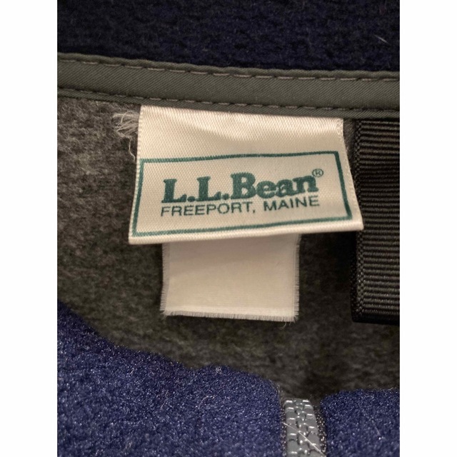 L.L.Bean(エルエルビーン)の80s L.L.Bean ジップフリースジャケット L程度 US ヴィンテージ メンズのジャケット/アウター(ブルゾン)の商品写真