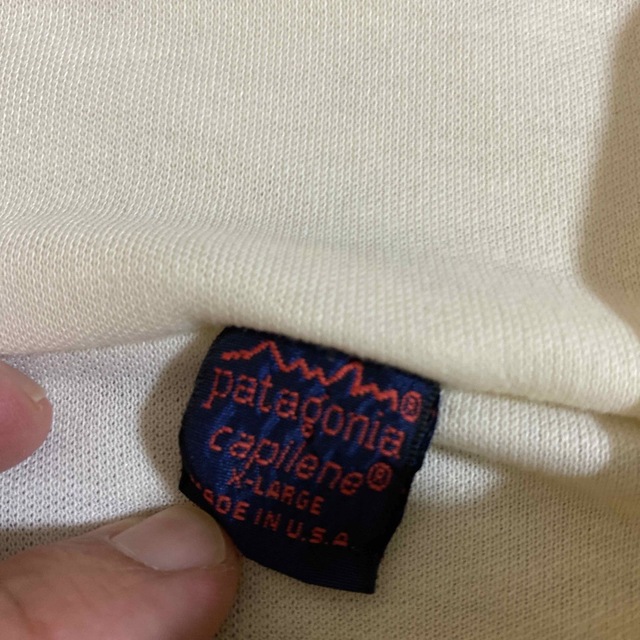 patagonia - パタゴニア キャプリーン アメリカ製 ハーフジップ インナー クリーム色 XLの通販 by SOFA KING NICE｜パタゴニアならラクマ