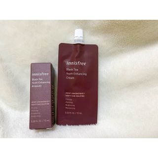 イニスフリー(Innisfree)の【未開封】イニスフリー　ブラックティー　セラム＆クリーム(フェイスクリーム)