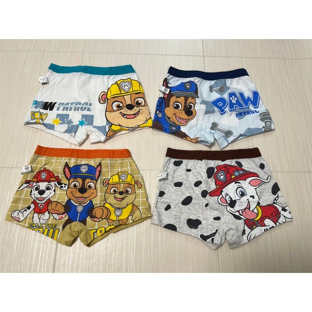新品 パウパトロール パンツ 下着 ボクサーパンツ 男の子 4枚組 110の