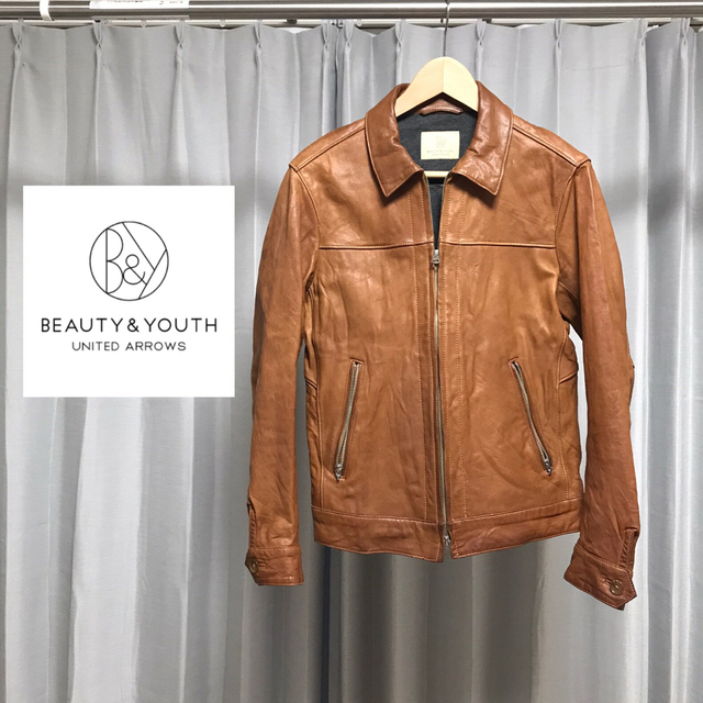 BEAUTY&YOUTH UNITED ARROWS(ビューティアンドユースユナイテッドアローズ)の【ユナイテッドアローズ/本革ラムレザーライダースジャケット】 メンズのジャケット/アウター(レザージャケット)の商品写真