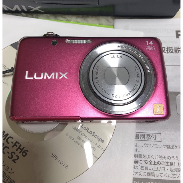 Panasonic(パナソニック)のPanasonic コンパクトデジタルカメラ LUMIX FH DMC-FH6- スマホ/家電/カメラのカメラ(コンパクトデジタルカメラ)の商品写真