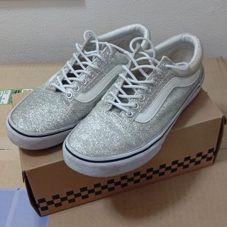 ヴァンズ(VANS)のVANS シルバーグリッタースニーカー24cm [オールドスクール](スニーカー)