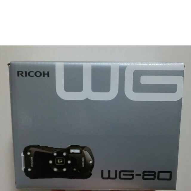 RICOH デジタルカメラ WG-80 BLACK