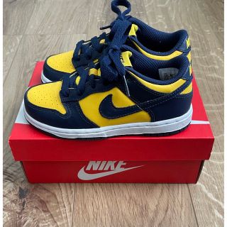 ナイキ(NIKE)のNIKE DUNK LOW PS Michigan 17cm(スニーカー)