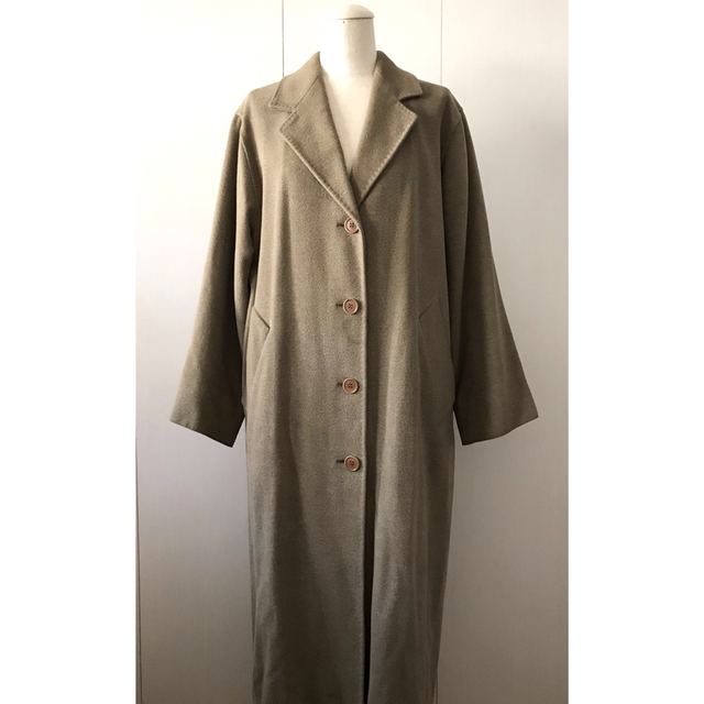 MAXMARA マックスマーラ キャメル ラナヴァージンウール ロングコート