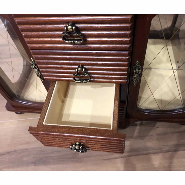 オルゴール付きジュエリーボックス 昭和レトロ アンティーク(新品未使用)