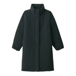 ■新品■ 無印良品 再生ポリエステル 水を弾くダウンコート／黒／XL