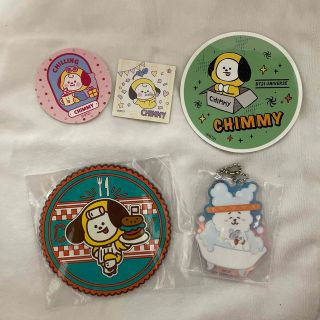 ビーティーイシビル(BT21)のBT21 一番くじ　など　CHIMMY セット　RJアクリルチャーム(キャラクターグッズ)