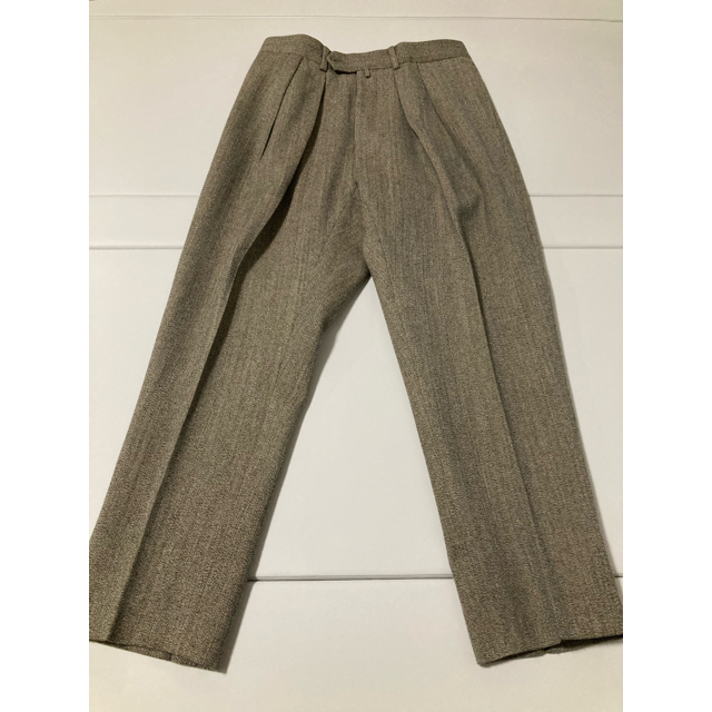 【希少/定価5.5万】Neat foxbrothers wool 46 ベージュパンツ