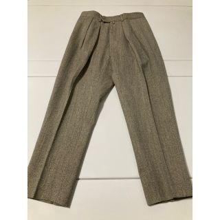 コモリ(COMOLI)の【希少/定価5.5万】Neat foxbrothers wool 46 ベージュ(スラックス)