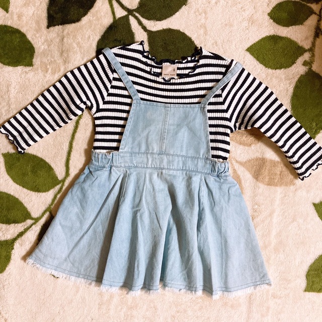 petit main(プティマイン)の2点おまとめ キッズ/ベビー/マタニティのベビー服(~85cm)(ワンピース)の商品写真