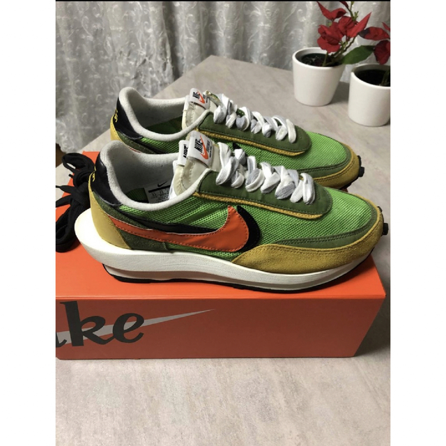 sacai × Nike LDV Waffle Green 26.5