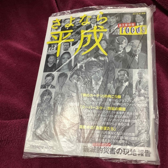 FOCUS「さよなら平成」 2019年 1/25号 エンタメ/ホビーの雑誌(ニュース/総合)の商品写真