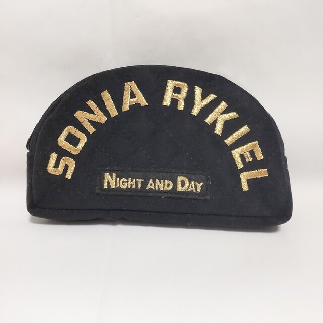 SONIA RYKIEL(ソニアリキエル)のソニアリキエル キルティングポーチ ブラック レディースのファッション小物(ポーチ)の商品写真