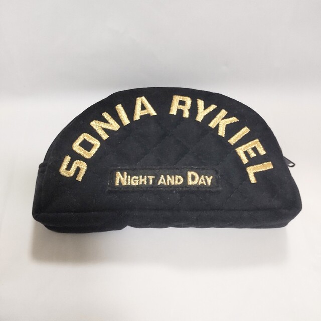 SONIA RYKIEL(ソニアリキエル)のソニアリキエル キルティングポーチ ブラック レディースのファッション小物(ポーチ)の商品写真