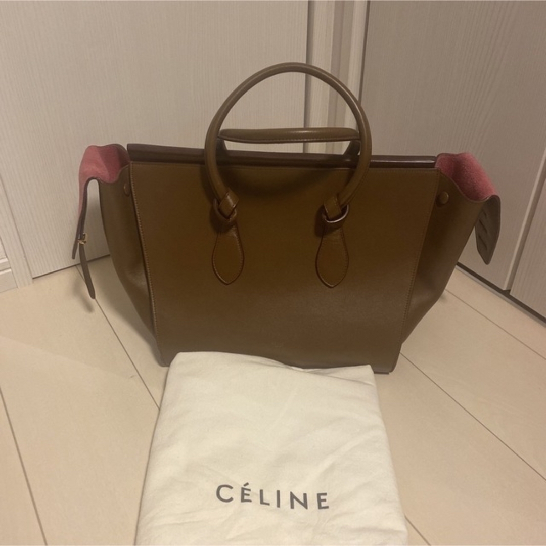 最終値下げ！CELINE ラゲージ ナノ バイカラー-