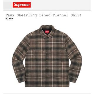 SUPREME Shearling Lined Flannel Shirt