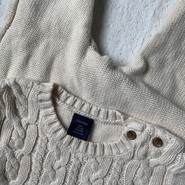 babyGAP(ベビーギャップ)のgap ロンパース　marks and web オーガニック帽子　セット キッズ/ベビー/マタニティのベビー服(~85cm)(ロンパース)の商品写真