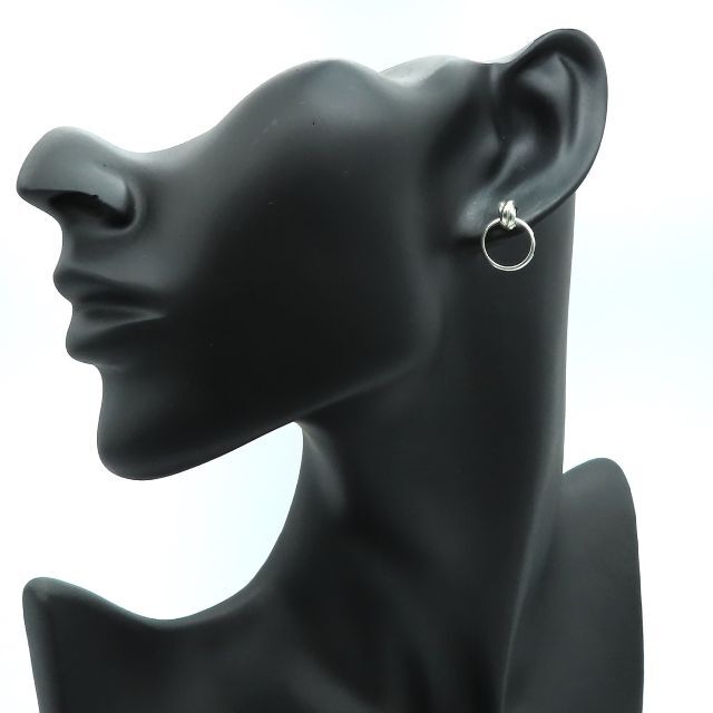 Tiffany & Co.(ティファニー)のティファニー パロマメロディ シルバー サークル フープ ピアス MW12 レディースのアクセサリー(ピアス)の商品写真