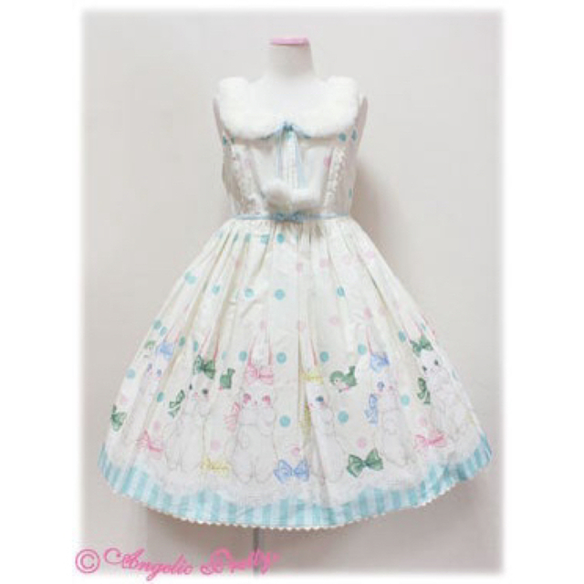 Angelic Pretty - angelic pretty マシュマロバニー ジャンパースカートの通販 by Daydream story