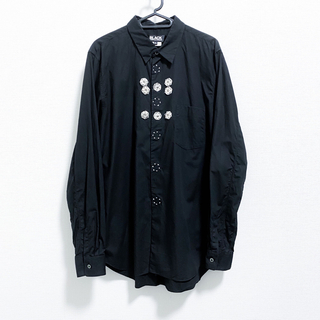 ブラックコムデギャルソン(BLACK COMME des GARCONS)の【希少】black comme des garcons  buttonshirt(シャツ)