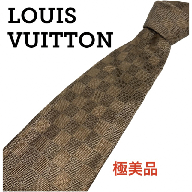 LOUISVUITTON モノグラム ブラック ネクタイ ヴィトン LV