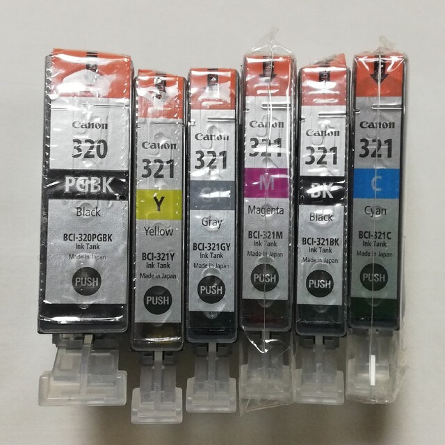 Canon - Canon BCI-321+320 6色セット 純正インクの通販 by トミーのお