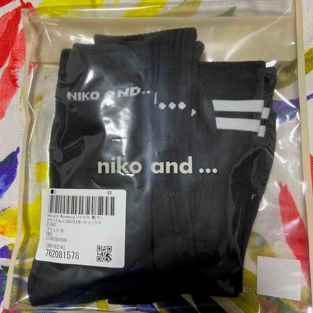 niko and...(ニコアンド)のniko and...  ニコアンド  ソックス　靴下　くつ下 レディースのレッグウェア(ソックス)の商品写真