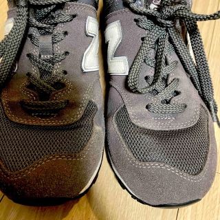 ニューバランス(New Balance)の美品）ニューバランス　574 25.5センチZOZOTOWN購入　グレー　(スニーカー)