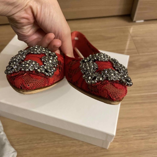 国際ブランド】 MANOLO BLAHNIK - マノロブラニク ハンギシフラット