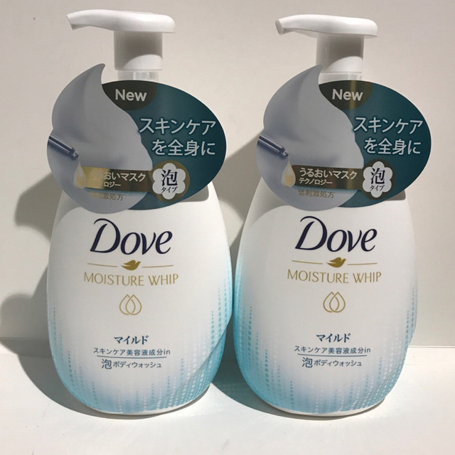 Dove（Unilever）(ダヴ)のダヴ うるおいホイップ 泡ボディウォッシュマイルド ポンプ 540g×2個 コスメ/美容のボディケア(ボディソープ/石鹸)の商品写真