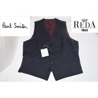 ポールスミス(Paul Smith)の新品☆Paul Smith ＆ REDA ベスト☆ネイビー ドット☆XLサイズ(ベスト)