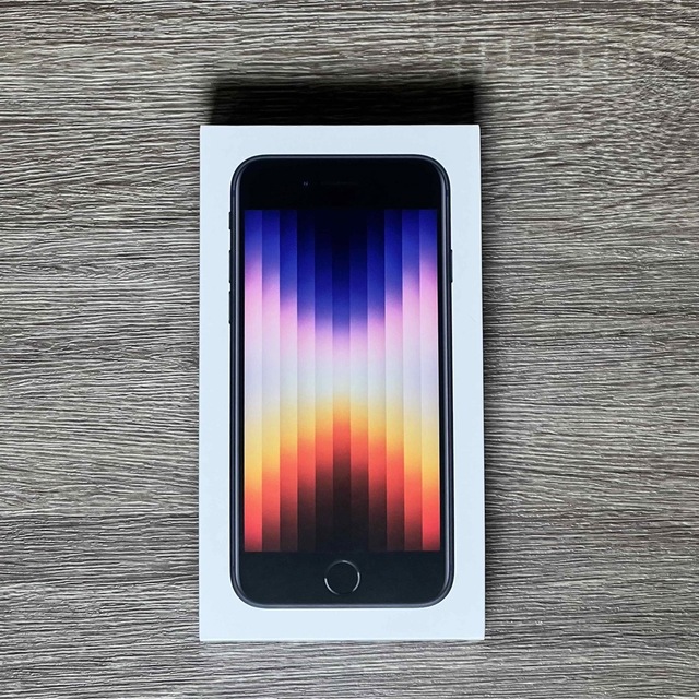 新品・未開封 iPhoneSE 第3世代 64GB ミッドナイト auiPhone代表カラー