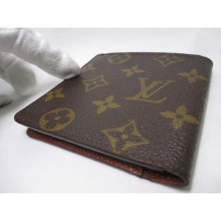 LOUIS VUITTON - ルイヴィトン モノグラム 二つ折り札入れ財布 パス