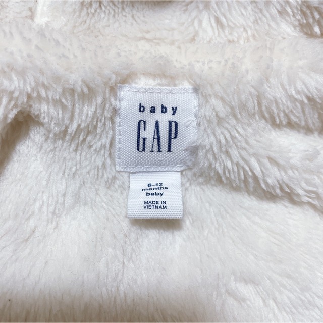 babyGAP(ベビーギャップ)のくま耳ジャンプスーツ キッズ/ベビー/マタニティのベビー服(~85cm)(カバーオール)の商品写真
