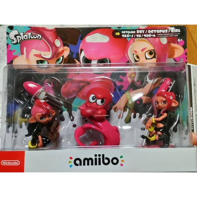 スプラトゥーン　Amiibo　トリプルセット　タコボーイタコタコガール