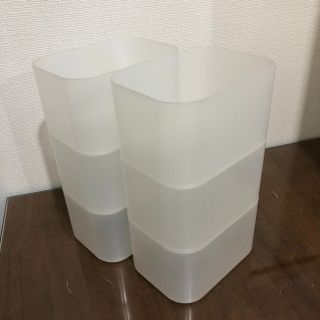 ムジルシリョウヒン(MUJI (無印良品))の無印良品　ポリプロピレンメイクボックス・1/2横ハーフ(日用品/生活雑貨)