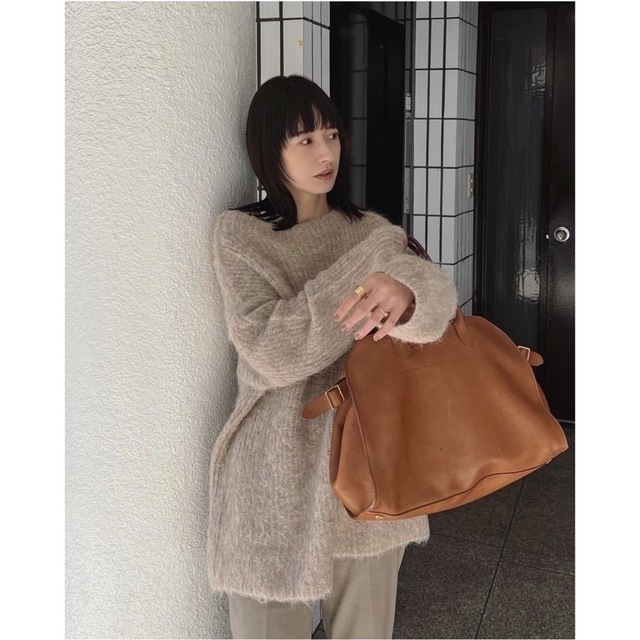 CLANE(クラネ)の新品◉CLANE◉BOAT NECK ALPACA OVER KNIT TOPS レディースのトップス(ニット/セーター)の商品写真