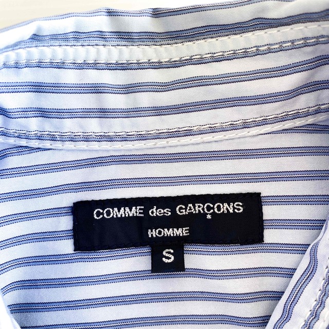 COMME des GARCONS(コムデギャルソン)のコムデギャルソンオム / 異素材切替チェックシャツ Sサイズ メンズのトップス(シャツ)の商品写真