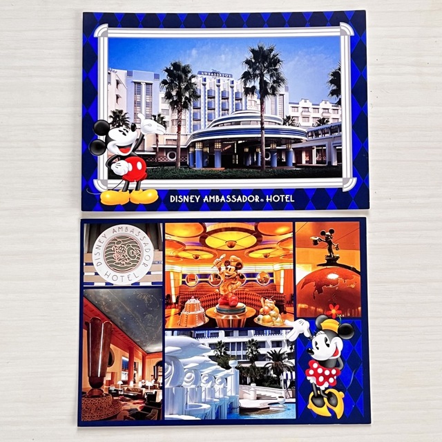 Disney(ディズニー)のディズニーアンバサダーホテル　ポストカード　2枚セット エンタメ/ホビーのコレクション(印刷物)の商品写真