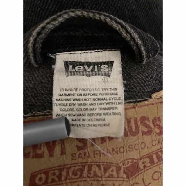 Levi's(リーバイス)のリーバイス 70598-4159 デニムジャケット Gジャン XLサイズ 黒 メンズのジャケット/アウター(Gジャン/デニムジャケット)の商品写真
