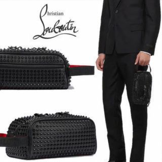 Christian Louboutin - 極美品☆ルブタン バッグ キピポーチ Christian Louboutin - 極美品☆ルブタン バッグ キピポーチ