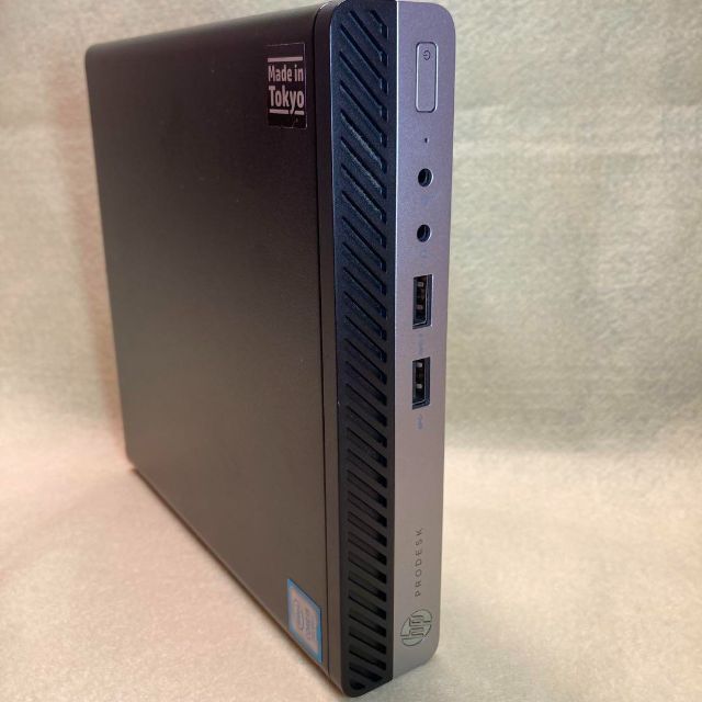 HP(ヒューレットパッカード)のPRODESK 400  新品SSD256+HDD500/office/動画編集 スマホ/家電/カメラのPC/タブレット(デスクトップ型PC)の商品写真