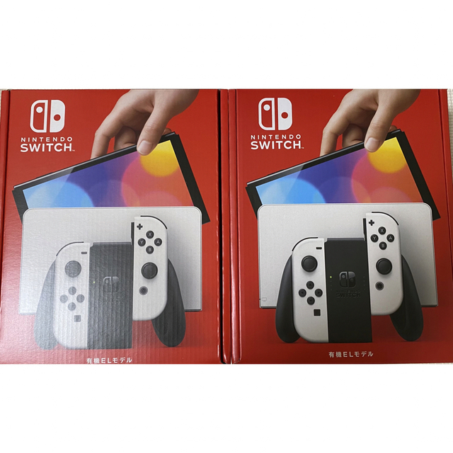 ニンテンドー スイッチ本体・有機ELモデル】 ホワイト2台セット！/ 任天堂-