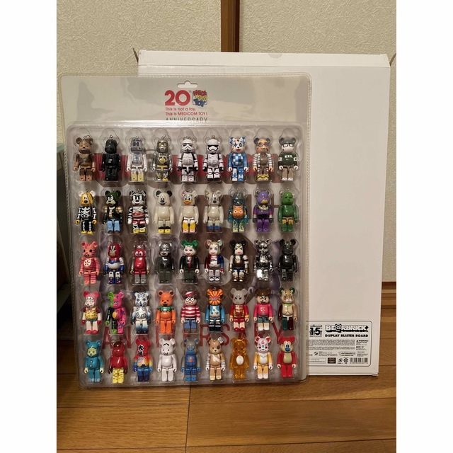 BE@RBRICK - ベアブリック ブリスターボード 45体セット 20周年 15周年
