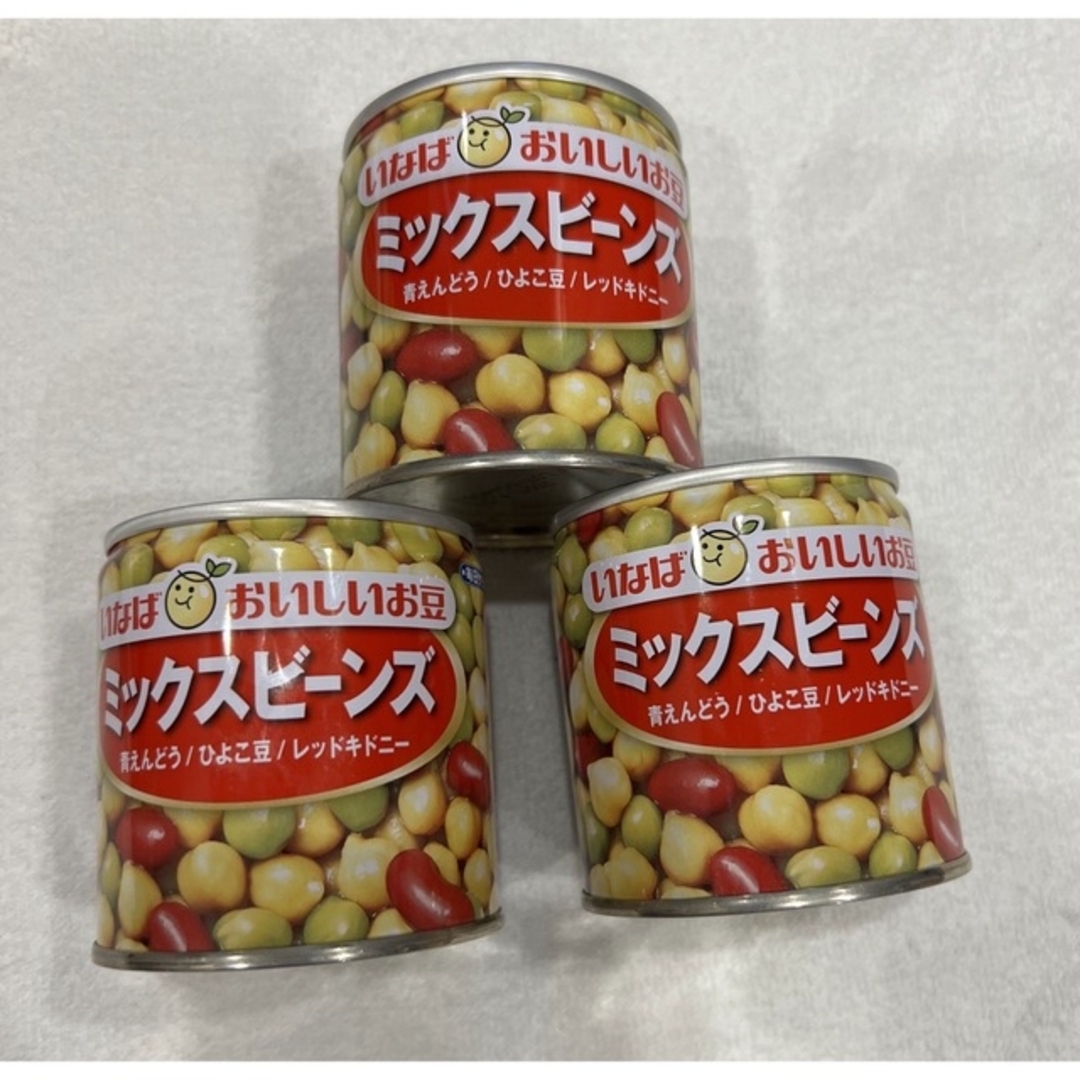 ko@'s　非常食の通販　◇新品　缶詰　by　ミックスビーンズ　いなば食品　shop｜ラクマ